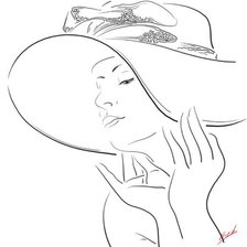 Схема вышивки «женский образ»