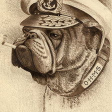 Схема вышивки «капитан»