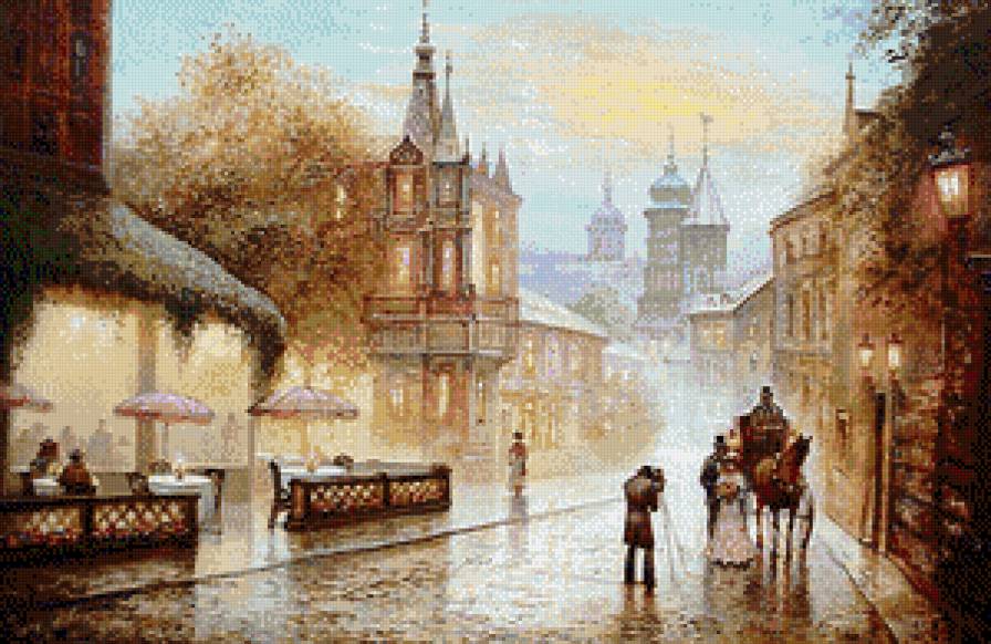 Старый город - городской пейзаж - предпросмотр