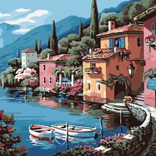 Схема вышивки «Залив»