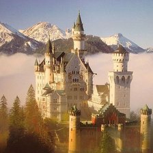 Схема вышивки «замок»