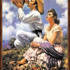 Схема вышивки «пара»