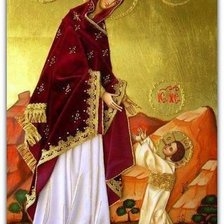 Схема вышивки «Икона "Первые шаги Иисуса"»