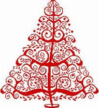 Схема вышивки «елка»