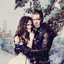 Схема вышивки «Белоснежка и принц»