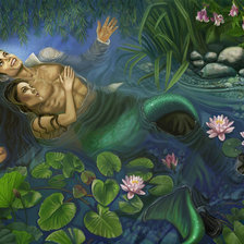 Схема вышивки «Любовь сирены»