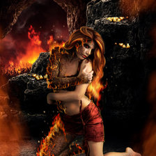 Схема вышивки «элементаль»