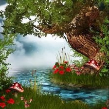 Схема вышивки «ручеек»