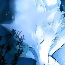 Схема вышивки «Прекрасный волк»