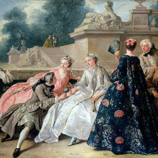 Схема вышивки «галантный век»