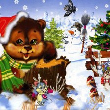 Схема вышивки «новый год»