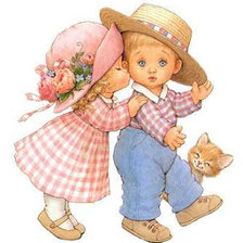 Схема вышивки «детишки»