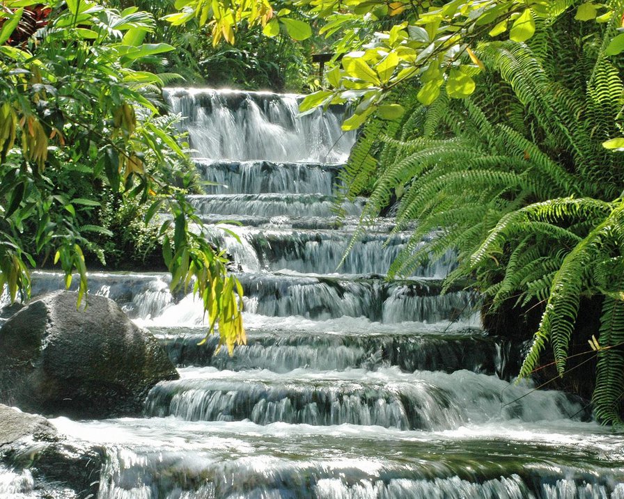 водопад - природа, водопад, вода - оригинал