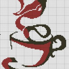 Схема вышивки «кофе 3»