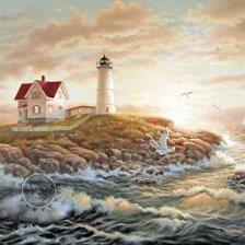 Схема вышивки «джуди гибсон22 маяк»