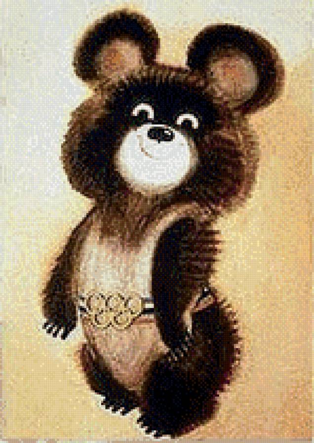 олимпийский мишка - спорт, мишка - предпросмотр