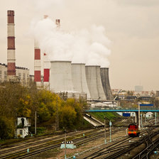 Схема вышивки «Вид с Загородного путепровода»