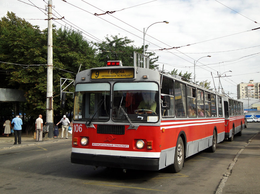 В память о троллейбусных системах Краснодара - краснодар, система, город, троллейбус, транспорт - оригинал
