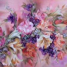 Схема вышивки «букет»