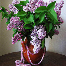 Схема вышивки «Сирень»