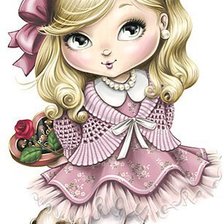 Схема вышивки «Девчушка»