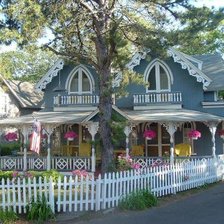 Схема вышивки «домик»