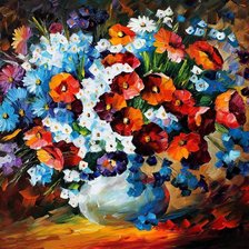 леонид Афремов букет лето