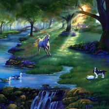 Схема вышивки «река жизни»