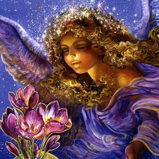 Схема вышивки «ангел надежды»