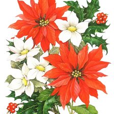 Схема вышивки «букет цветов»