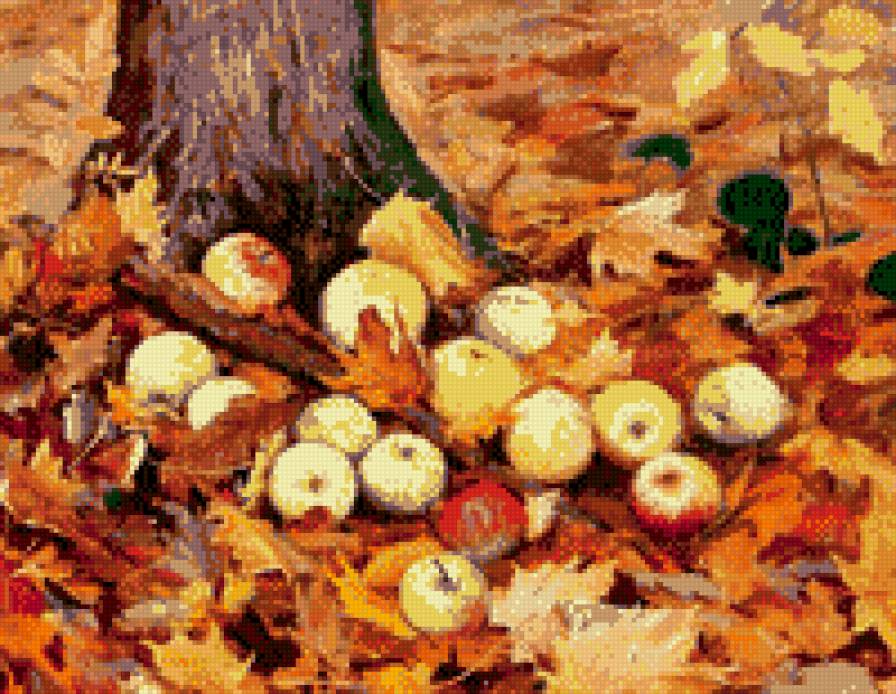 дары осени - яблоки, фрукты, природа, осень - предпросмотр