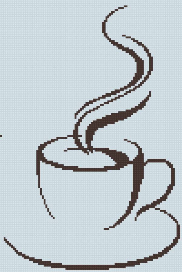 кофе - силует, кофе - предпросмотр