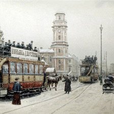 Схема вышивки «СЕРИЯ "ПЕТЕРБУРГ". ПЕТЕРБУРГ В 1905 ГОДУ»