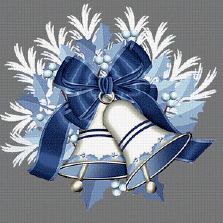 Колокольчики - бантик, колокольчики - предпросмотр