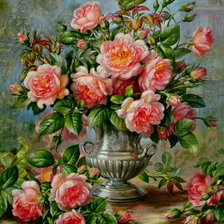 Схема вышивки «букет»