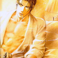 Схема вышивки «герой манги»