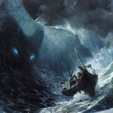 Схема вышивки «морской дьявол»