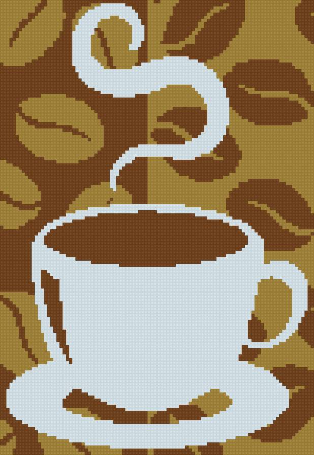 кофе - кофе, силует - предпросмотр