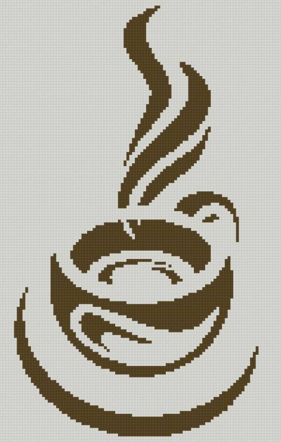 кофе - кофе, силует - предпросмотр