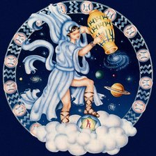 Схема вышивки «водолей»