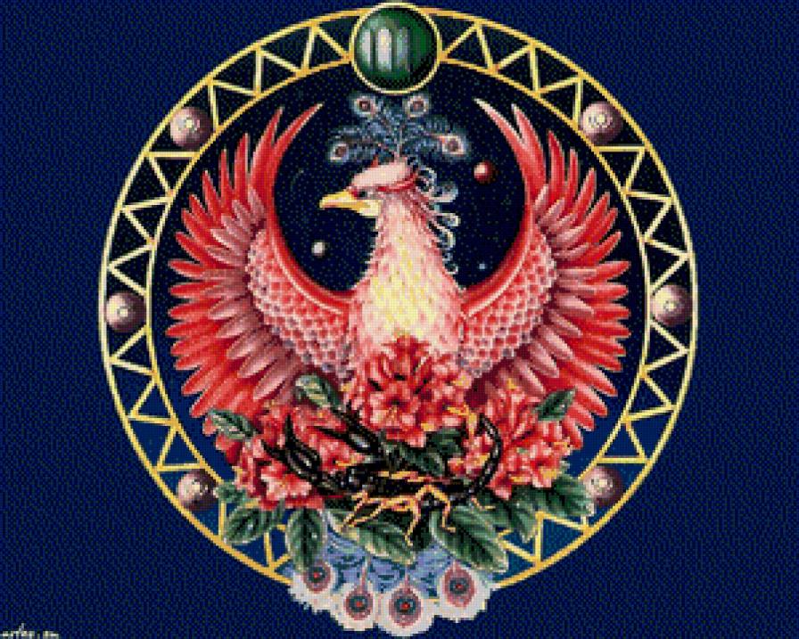 скорпион - картины, картина.фэнтези, знаки зодиака - предпросмотр