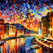 Схема вышивки «леонид Афремов венеция»