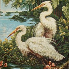 Схема вышивки «"две блондинки"»