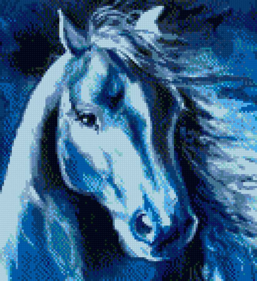 лошадь - конь, голова лошади, лошадь - предпросмотр