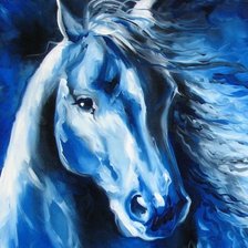 Схема вышивки «лошадь»