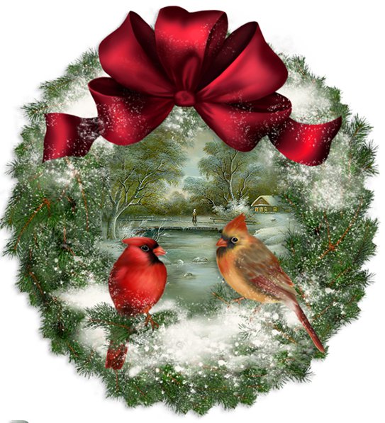 рождественский венок - оригинал