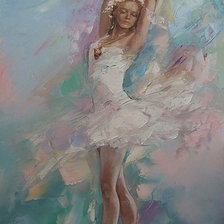 Схема вышивки «Девушка»