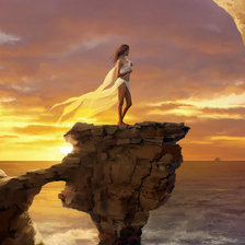 Схема вышивки «На скале»