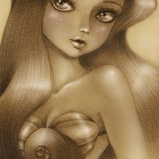 Схема вышивки «Русалочка»