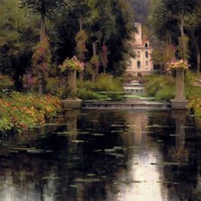 Схема вышивки «луис астон найт 7 в старом парке»